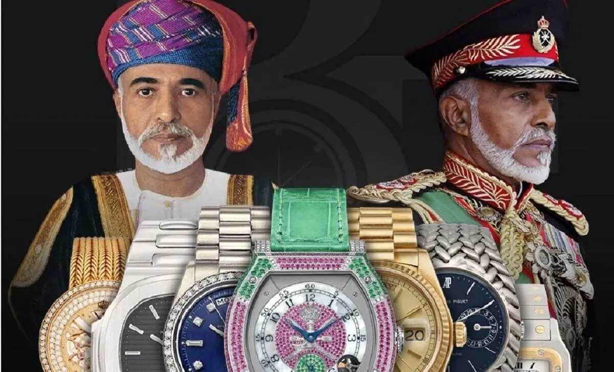 7 ساعت سلطنتی لوکس از کلکسیون خاص سلطان قابوس