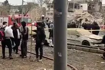 ویرانه‌های خیابان پیروزی و شهدا در پی حمله موشکی