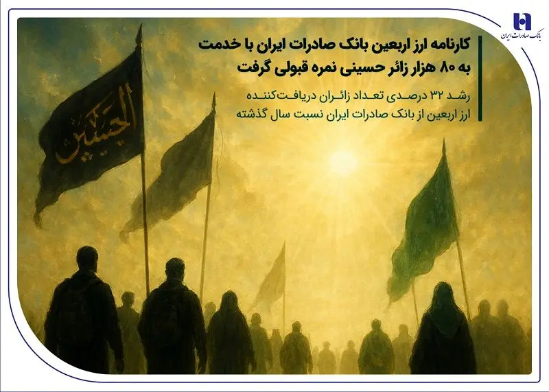 کارنامه ارز اربعین بانک صادرات ایران با خدمت به 80 هزار زائر حسینی نمره قبولی گرفت 