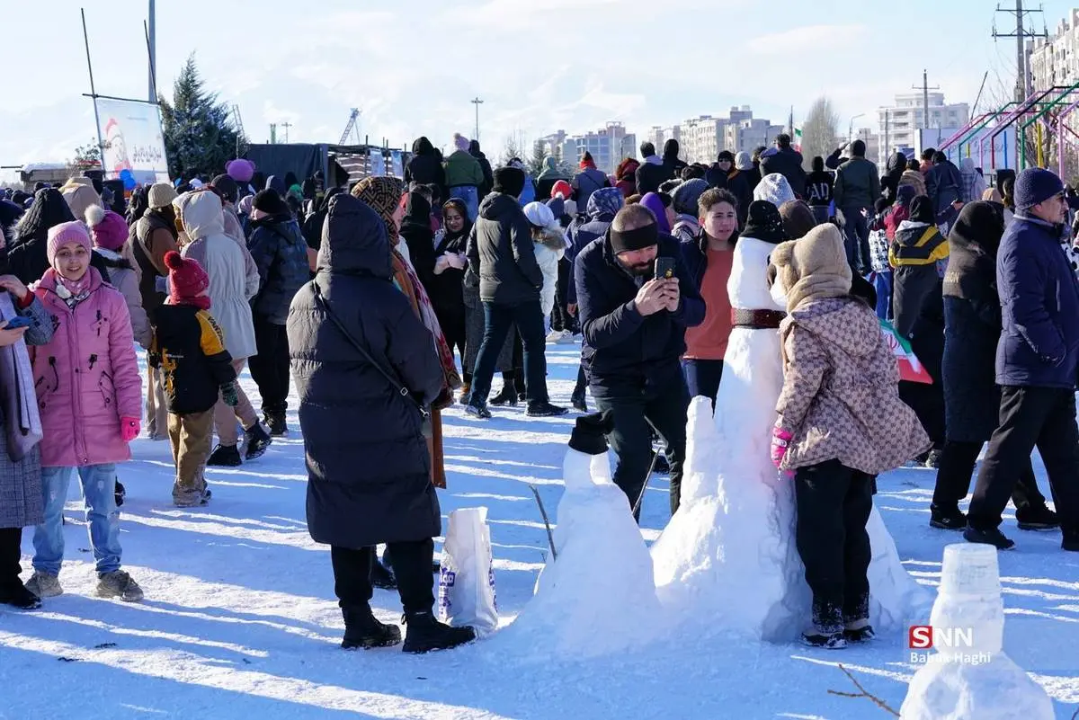 تصاویر؛ جشنواره آدم برفی در اردبیل 16