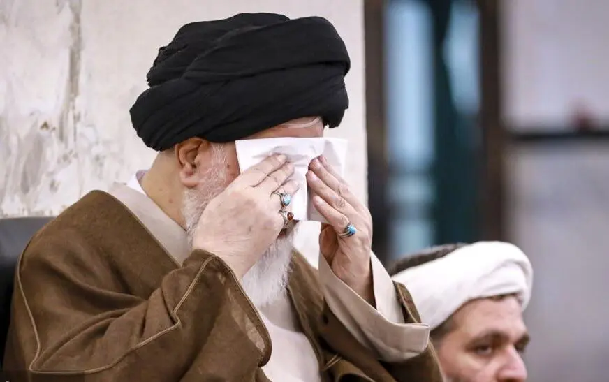 عکس؛ گریه علم‌الهدی در سوگ عبدخدایی