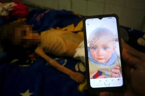 تصاویر؛ مرگ نوزاد فلسطینی بر اثر سوءتغذیه در غزه
