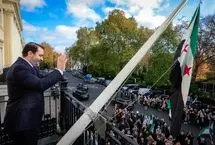 بازگشایی سفارت سوریه در لندن با شعار «الله اکبر»