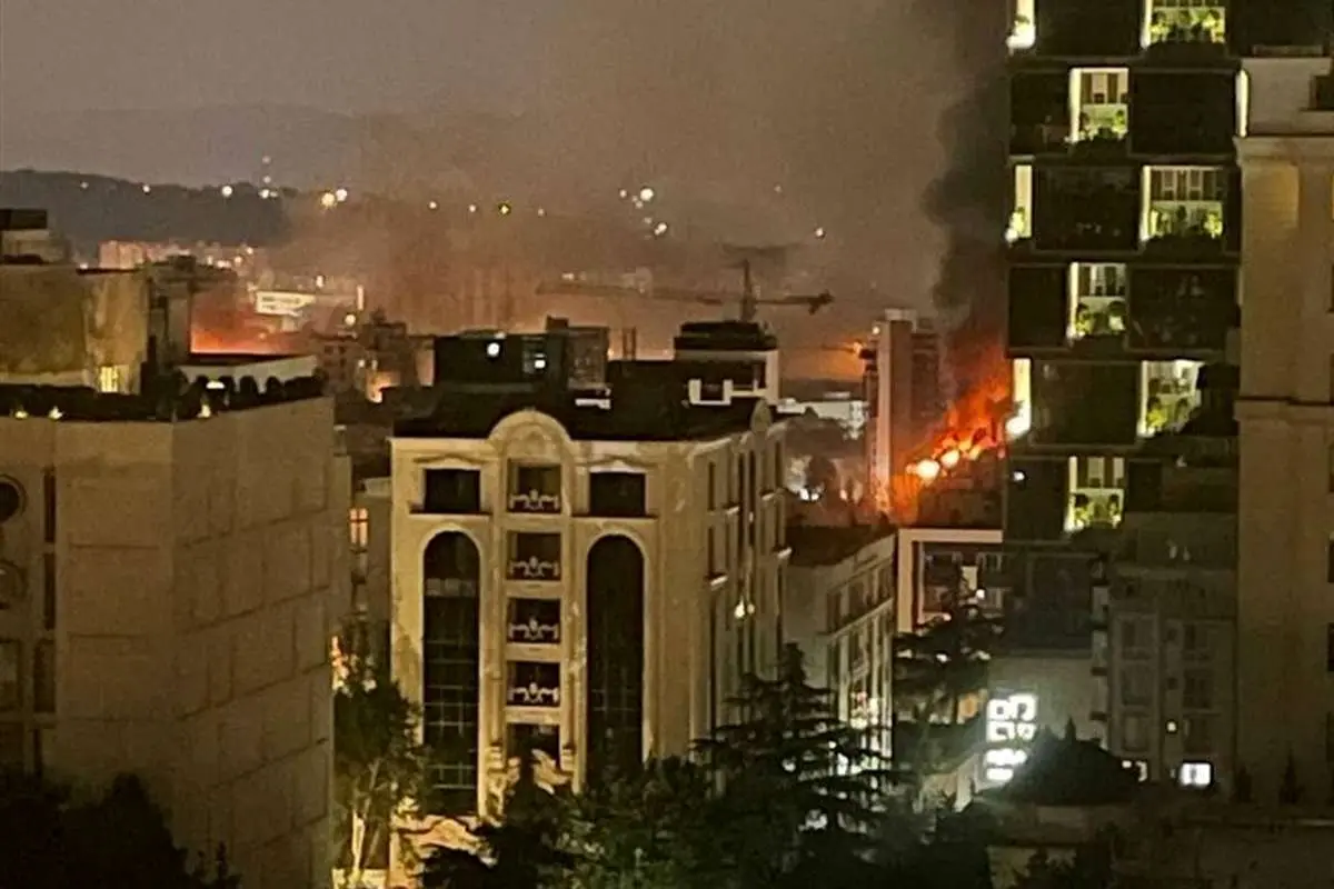 حمله اسرائیل به ستاد وزارت دفاع در تهران