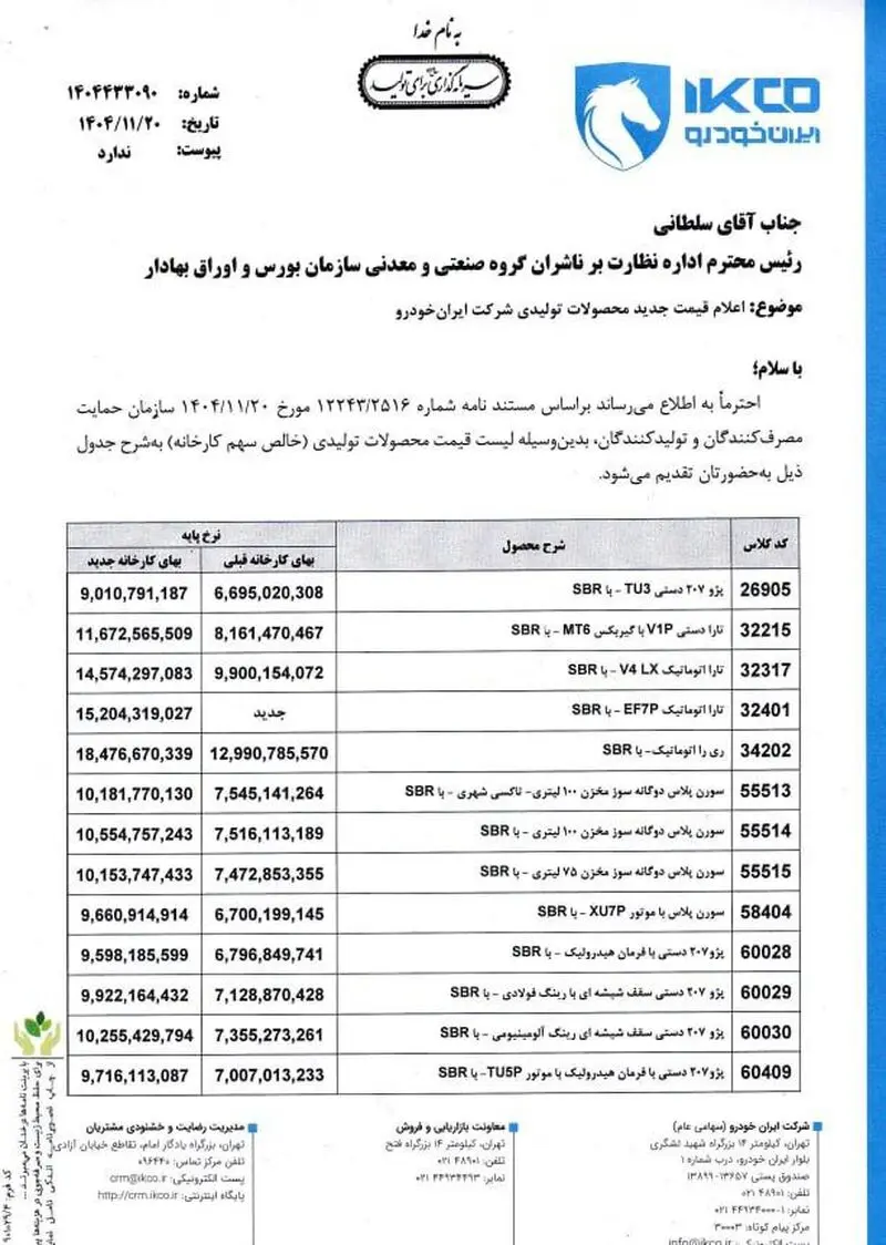 قیمت خودرو