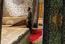 فرش ایرانی زمین خورد