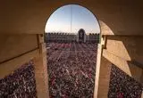 تصاویر هوایی از مراسم تشییع رهبر شهید که پربازدید شدند