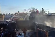 خسارت ۱۰میلیاردی در پی آتش‌سوزی در بندر گروک شهرستان سیریک 
