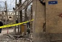 تخریب بازار تاریخی تهران بعد از حمله موشکی 