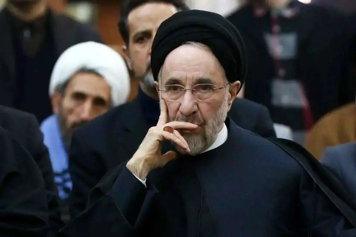 اولین عکس سیدمحمد خاتمی بعد از جنگ/ زنگنه و جهانگیری هم بودند