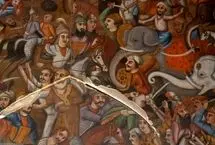 تصاویر؛ خسارات ناشی از حمله به کاخ چهل‌ستون اصفهان