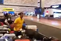 وضعیت فرودگاه ابوظبی امارات بعد از توقف پروازها به دلیل حملات ایران