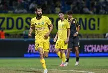 پورعلی گنجی در کنار بشار رسن در لیگ نخبگان آسیا