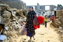 تصاویر؛ وضعیت محله چاه‌تنگو قشم پس از حمله آمریکا