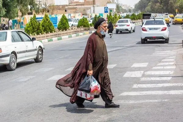 تصاویر؛  گرد و غبار نفس قم را گرفت