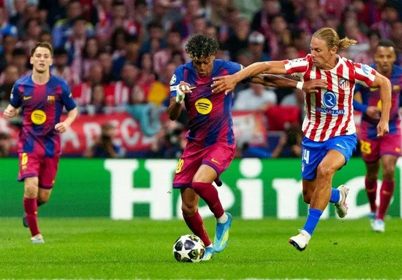 حذف تلخ بارسلونا مقابل اتلتیکو مادرید در لیگ قهرمانان اروپا