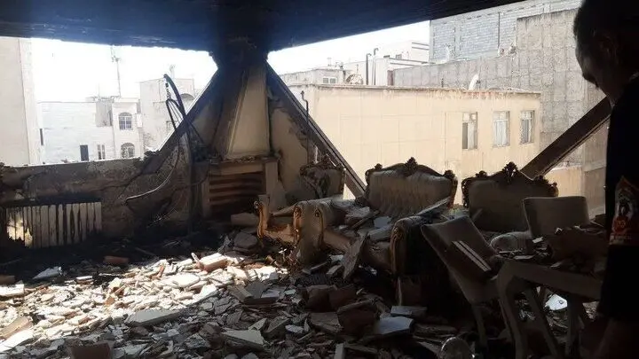 آتش‌سوزی در یک ساختمان مسکونی در نارمک بر اثر نشت گاز