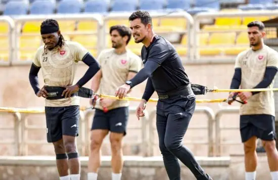 تمرینات جالب پرسپولیسی‌ها زیر نظر بدنساز جدید