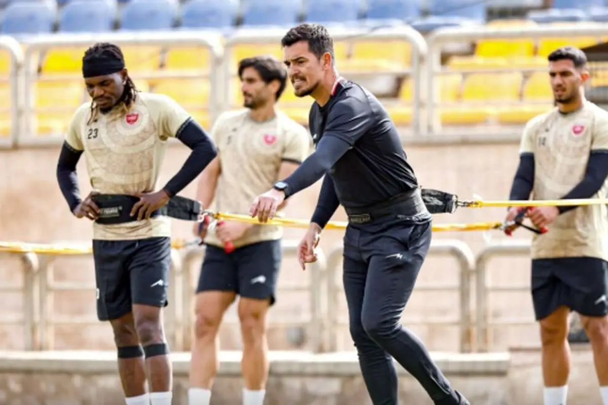 تمرینات جالب پرسپولیسی‌ها زیر نظر بدنساز جدید