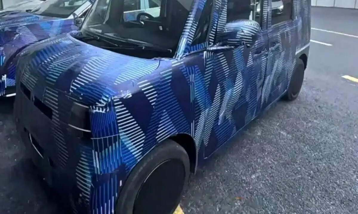 اولین تصاویر واقعی خودروی برقی اقتصادی K-Car بی وای دی