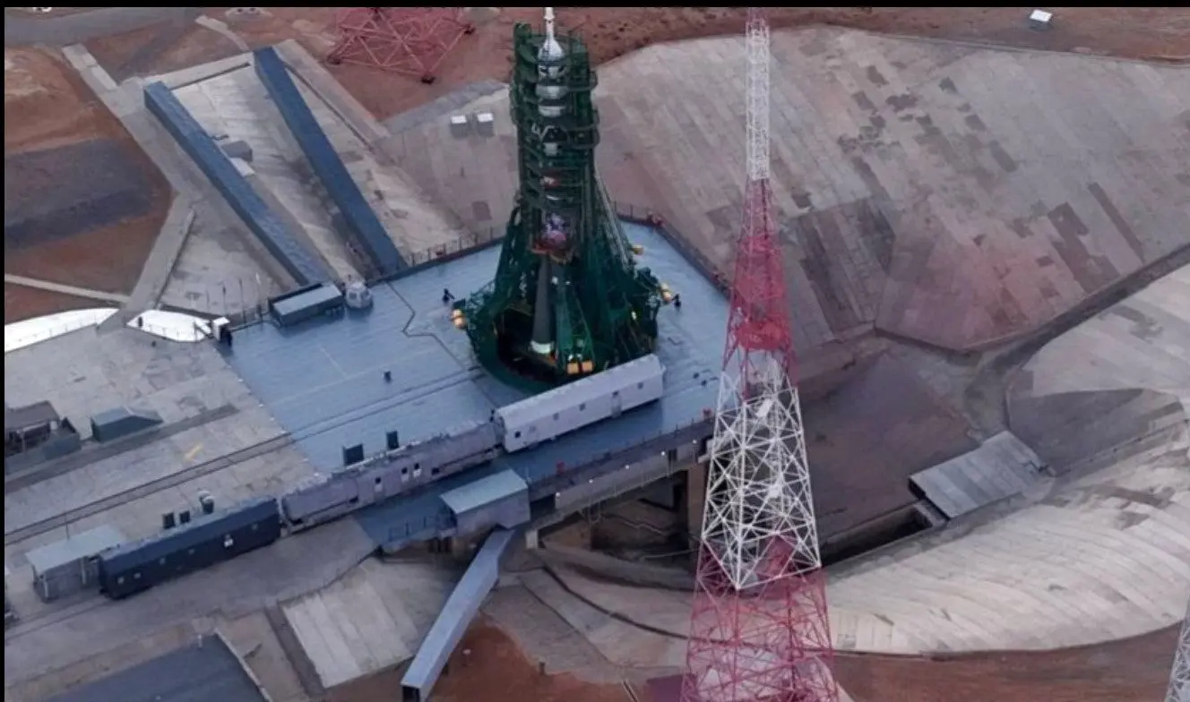 آسیب دیدن سکوی پرتاب بایکونور پس از پرتاب فضاپیمای سایوز