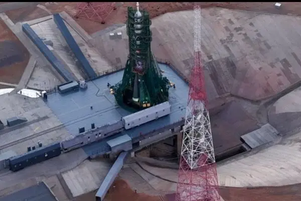 آسیب دیدن سکوی پرتاب بایکونور پس از پرتاب فضاپیمای سایوز