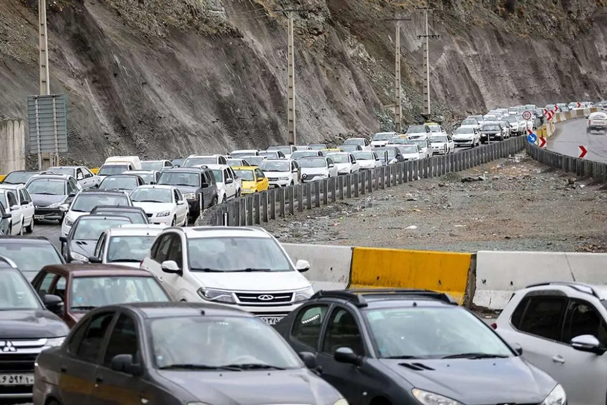 ببینید؛ ترافیک سنگین در محورهای شمالی