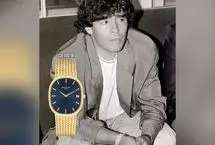 ساعت طلایی مارادونا؛ همدم لوکس ستاره بی‌تکرار فوتبال