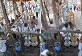 لحظه ریزش سقف معبد درحال ساخت روی سر مردم