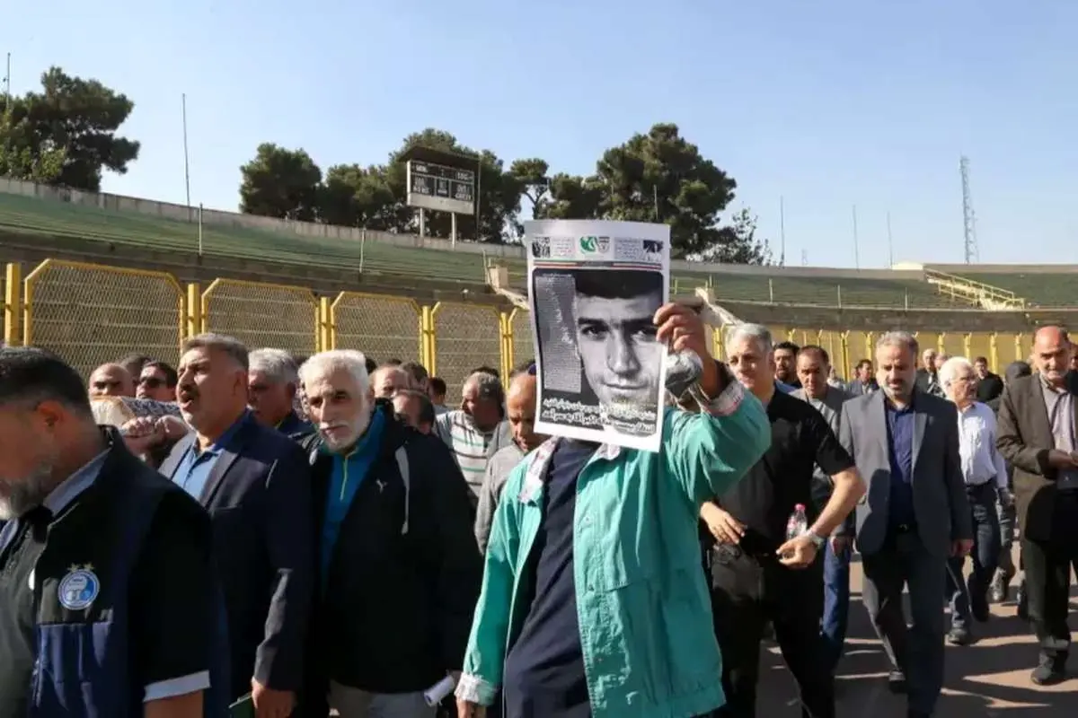 تصاویر؛ چهرههای مشهور در مراسم تشییع کارگر جم