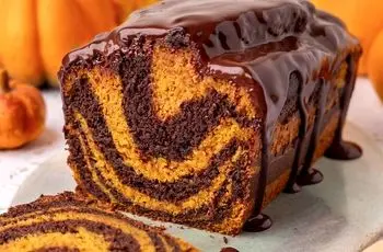 کیک ماربل کدو حلوایی؛ کیک با عطر و بوی پاییز 