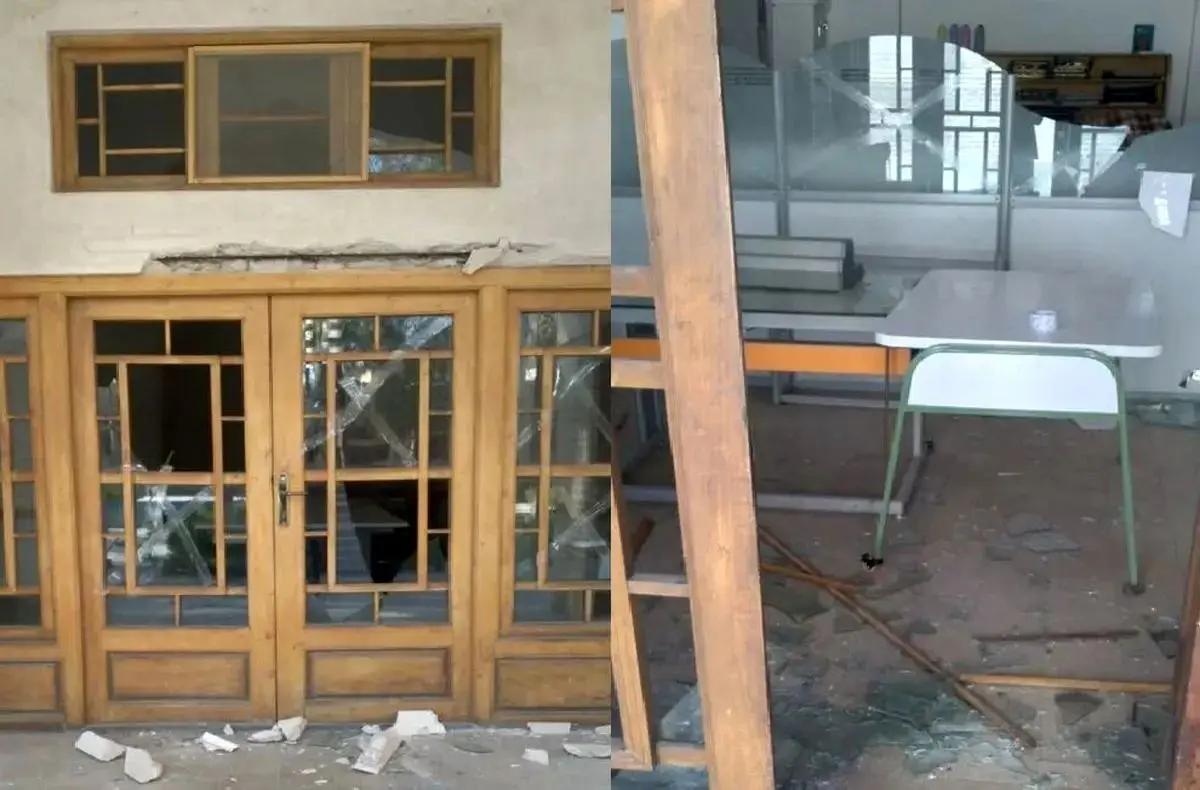 میزان آسیب به ساختمان‌های تاریخی دانشگاه هنر پس از حمله