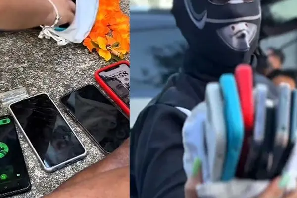 دستگیری بامزه پلیس با لباس موجودات فضایی