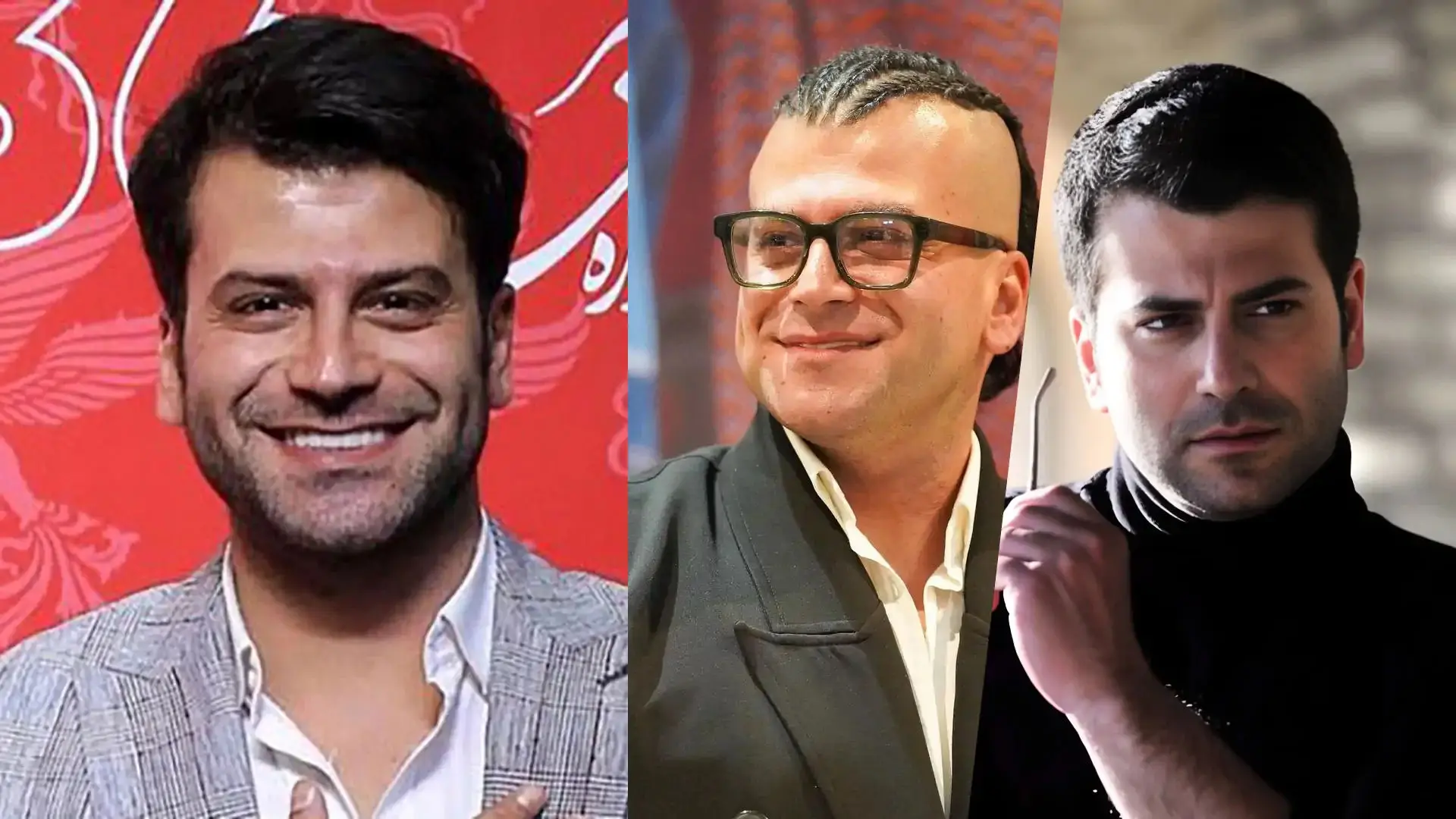 گریم سنگین چهره خوک به روی صورت روزبه حصاری