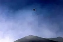 نقطه‌زنی هلی‌کوپترهای آب‌پاش ترکیه در جنگل‌های الیت 