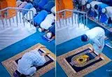 لحظه جان باختن امام جماعت هنگام اقامه نماز