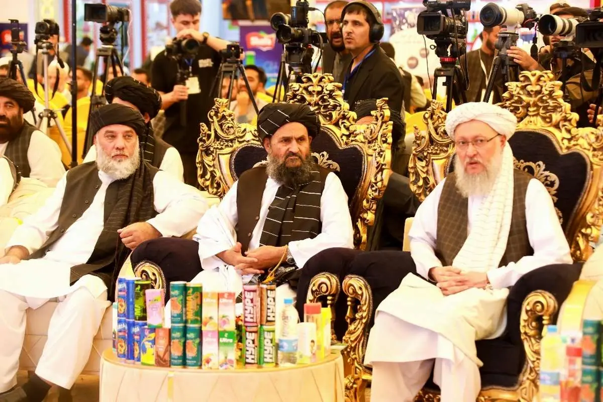 ببینید؛ نمایش چهره رهبران طالبان در نمایشگاه