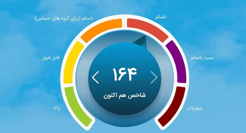 آلودگی هوا عصر ۱۰ آذر
