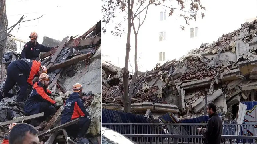 فرو ریختن ناگهانی ساختمان در آنکارا هنگام تخریب کنترل‌شده