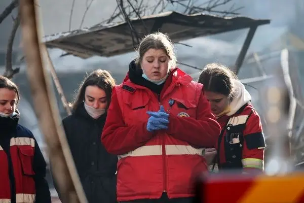 تصاویر؛ حمله مرگبار روسیه به ساختمان‌های مسکونی در شهر ترنوپیل اوکراین