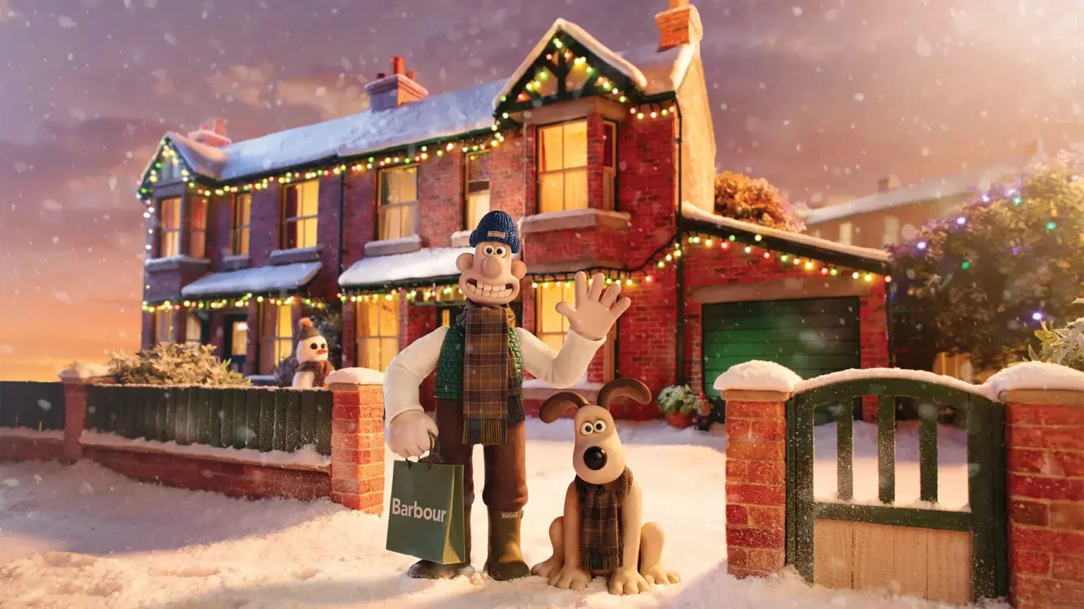  ویدیویی از پشت صحنه انیمیشن کوتاه Wallace & Gromit به مناسبت کریسمس 
