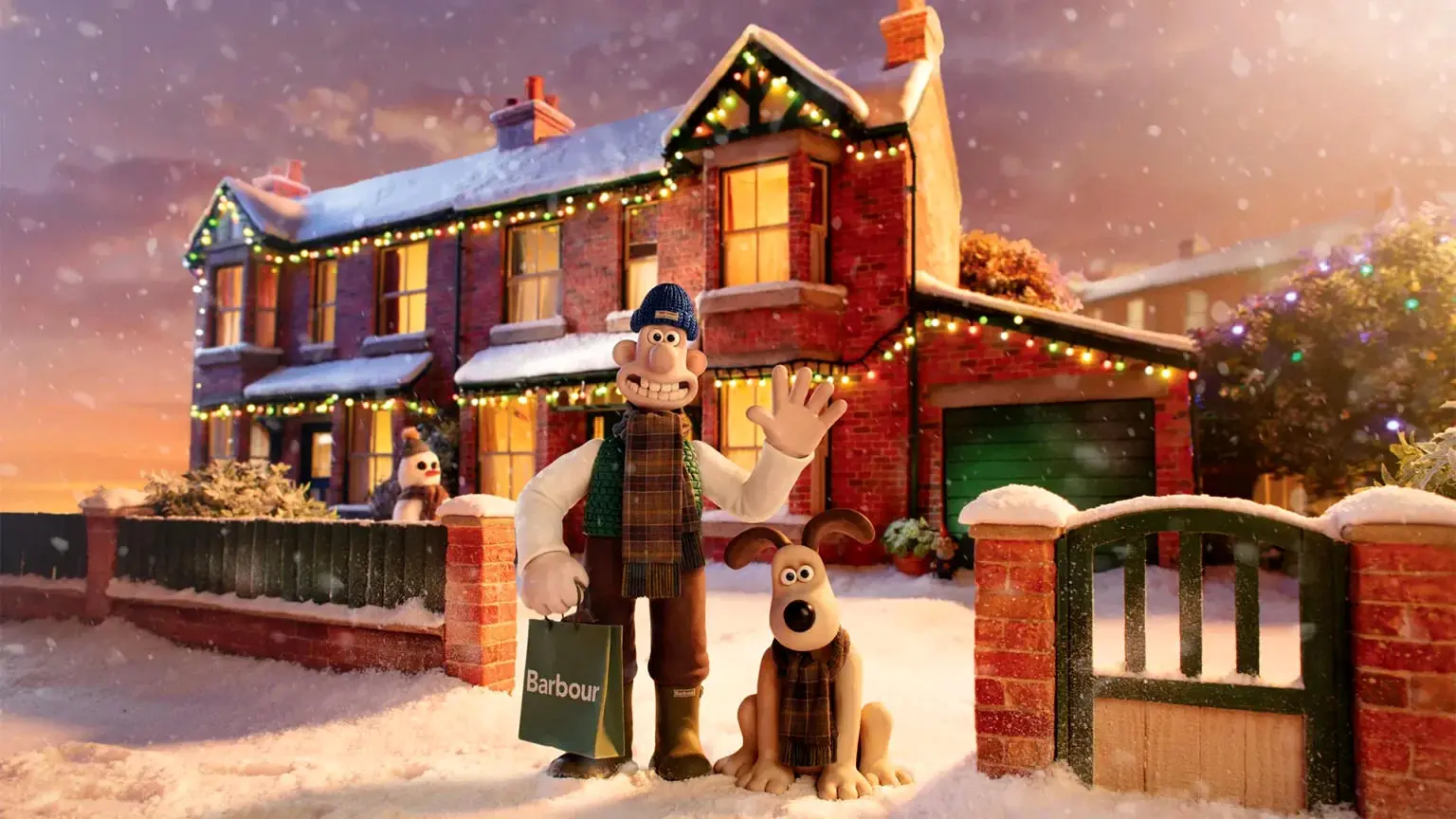  ویدیویی از پشت صحنه انیمیشن کوتاه Wallace & Gromit به مناسبت کریسمس 
