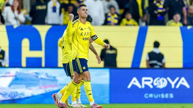 برد ۳-۰ النصر مقابل  الاخدود؛ سوار بر بال رونالدو و فلیکس