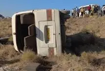 تصادف مرگبار در جاده رفسنجان _ سرچشمه/ ۳۵ نفر مصدوم شدند