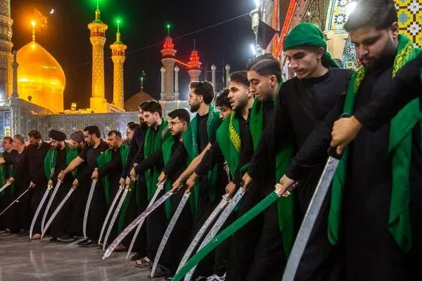 تصاویر؛  آیین سنتی «مشق شمشیر» 