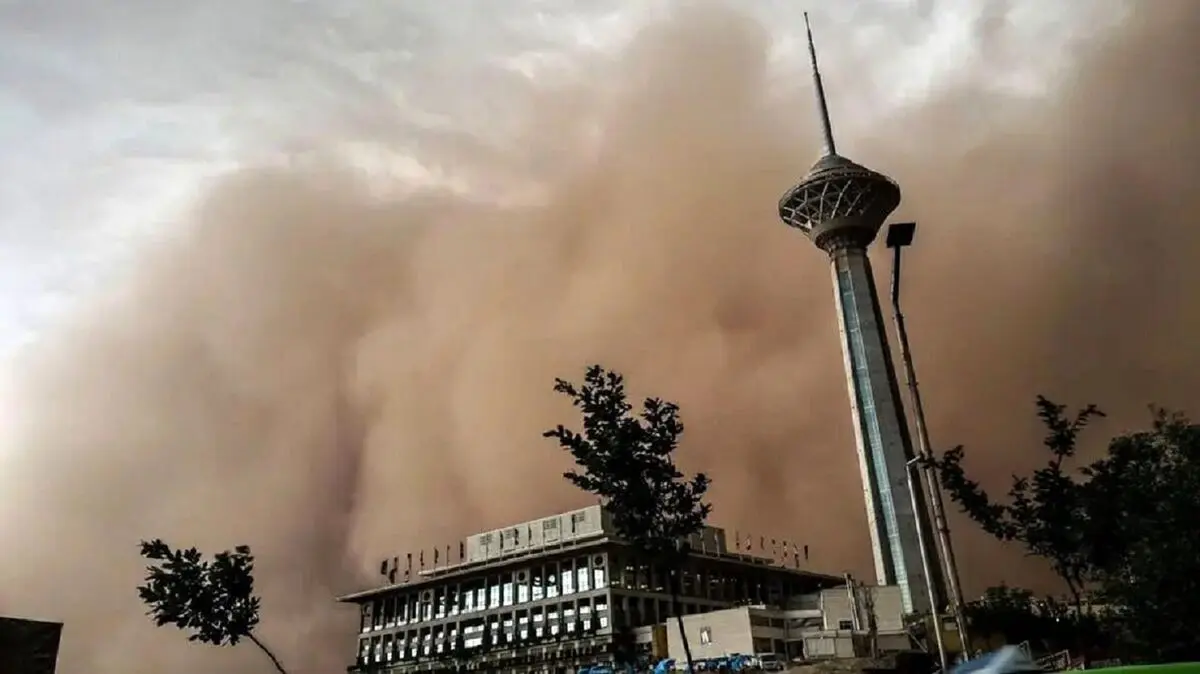 تهران در آستانه طوفان لحظه‌ای؛ بادهای شدید تا 23 متر بر ثانیه