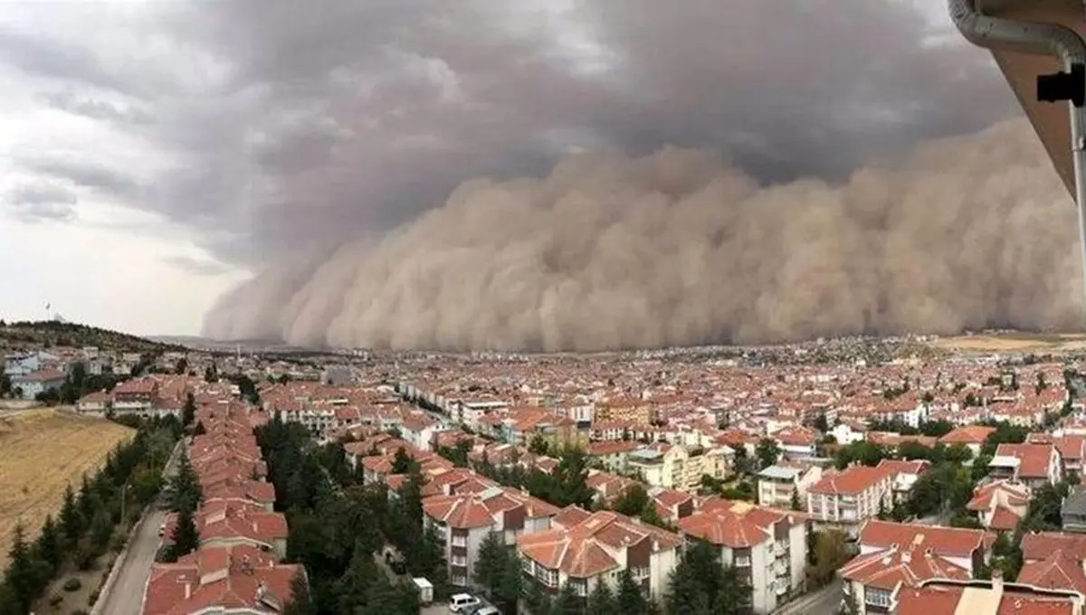 طوفان شن در مناطق جنوبی ترکیه