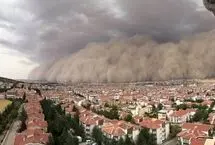 طوفان شن در مناطق جنوبی ترکیه