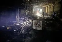 تصاویر؛ آتش‌سوزی گسترده در یک کارگاه چوب و تولید مبلمان در مشهد