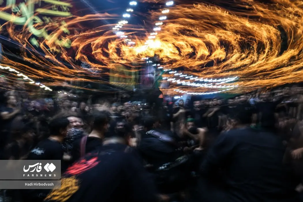تصاویر؛ آیین مشعل گردانی عراقی‌های مقیم تهران